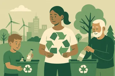 Recycling im Wandel der Gesellschaft: Die Kraft von Bewusstsein, Bildung und Engagement